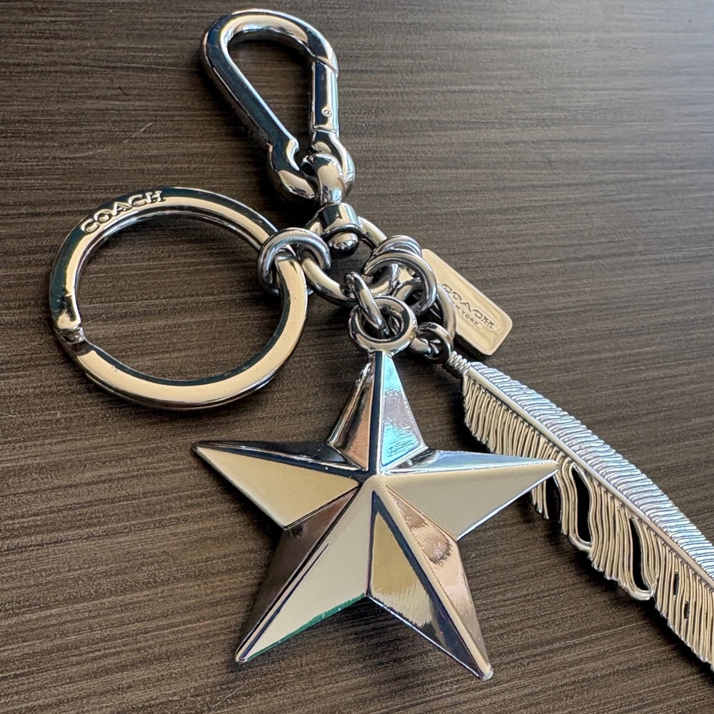 Coach 2017 Star Feather Bag Charm - Picture 3 of 9